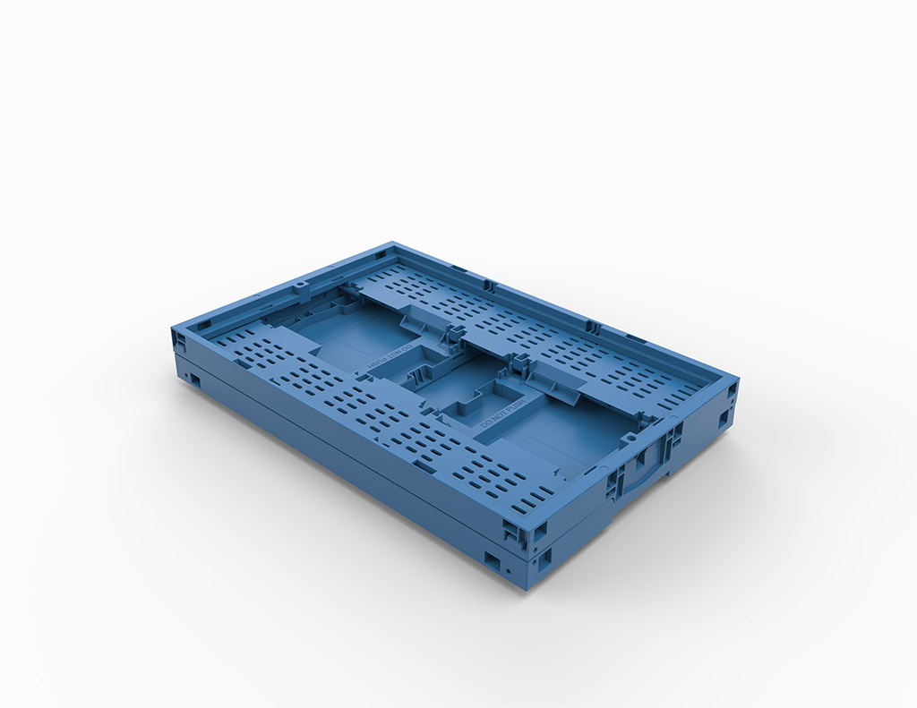 RC 6040-285 tote collapsed